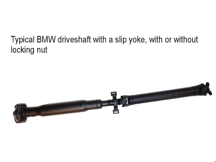 typical BMW driveshaft